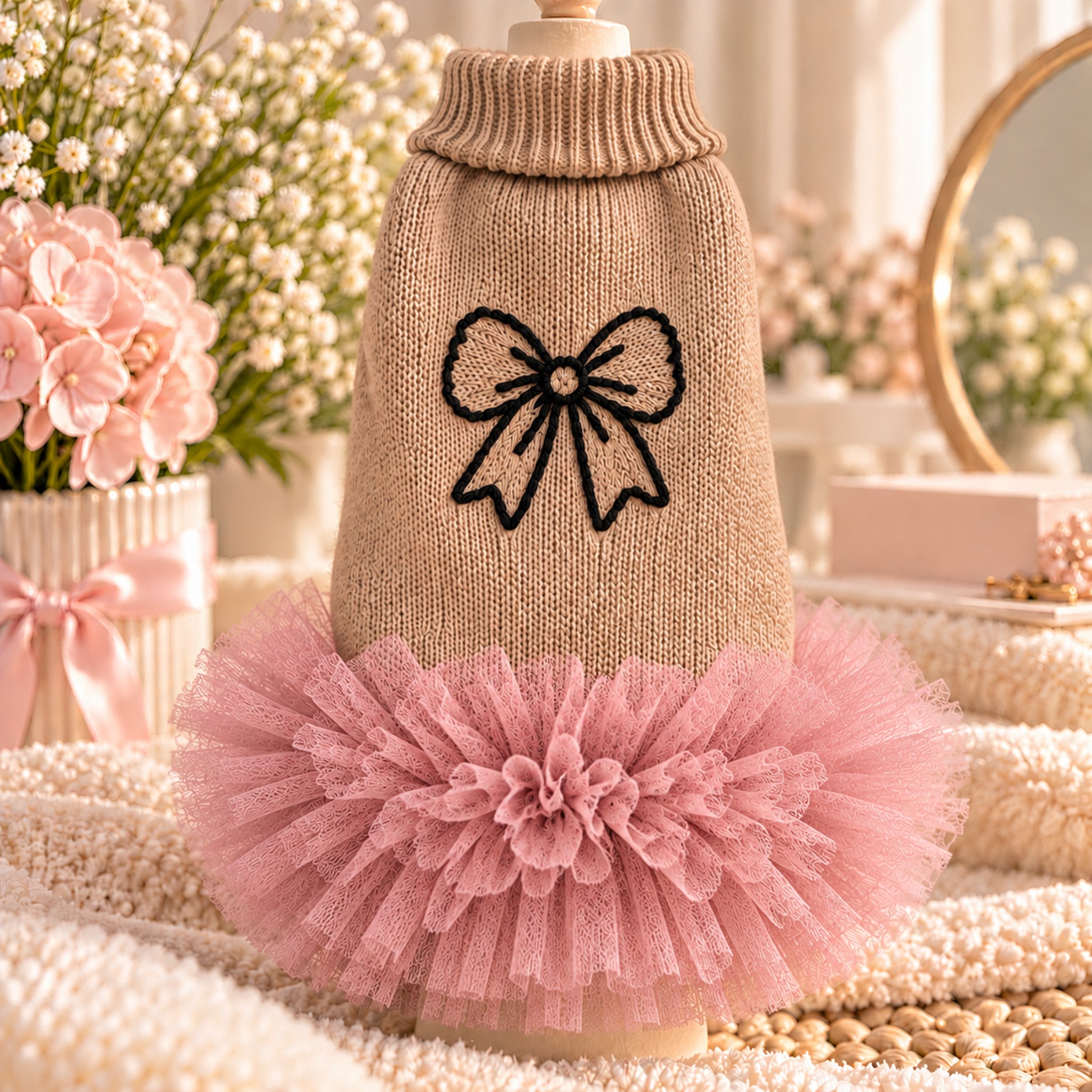 Maglioncino Fiocco di Tulle